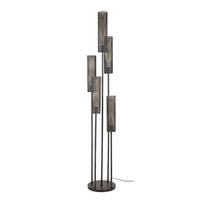 STEHLEUCHTE Tube Schwarz 32/32/ 172 cm - Schwarz, Metall (32/32/172cm) - Hoyz Collection