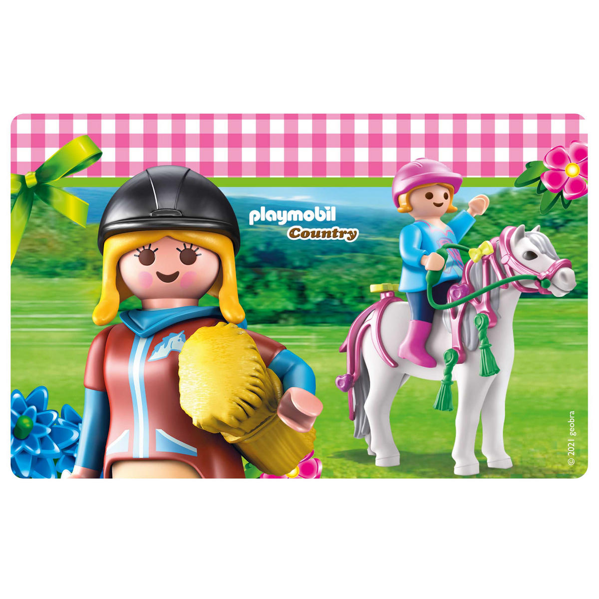 BROTDOSE Playmobil Country Pferde Pink 17,5 x 12,8 x 6,9 cm - Pink, Kunststoff (17.5/6.9/12.8cm) - Playmobil