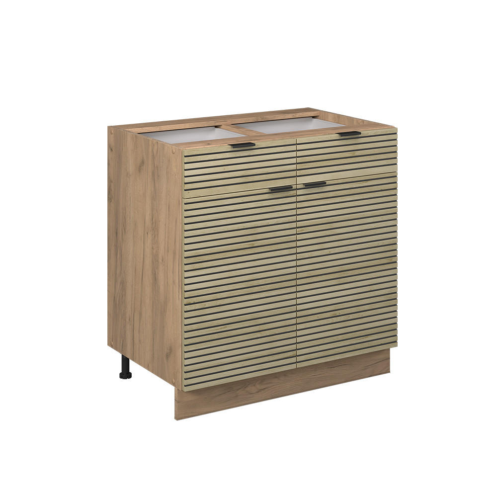 Vicco SPODNÍ SKŘÍŇKA KUCHYŇSKÉ LINKY Fame-Line Dubový panel 80 cm bez pracovní desky