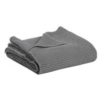 RECYCELTE DECKE Maia turteltaubefarben 180 x 260 cm - Grau, Textil (180/260cm) - Vivaraise