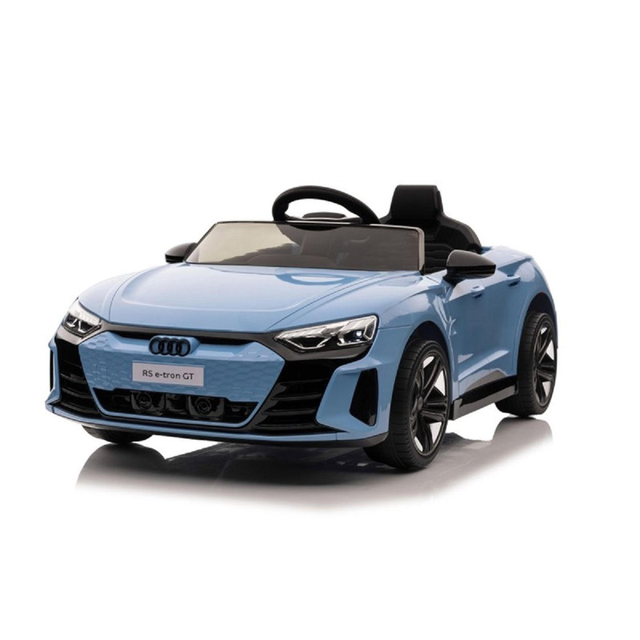 ELEKTROAUTO Audi RS E-Tron GT blau 6888, Fernbedienung, EVA-Räder, Mp3, USB - Blau, Kunststoff (103/58/41cm) - Moni