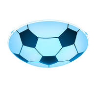 RGB LED KINDERDECKENLEUCHTE Metall Schwarz - Schwarz, Glas (30/30/8cm) - Globo Lighting