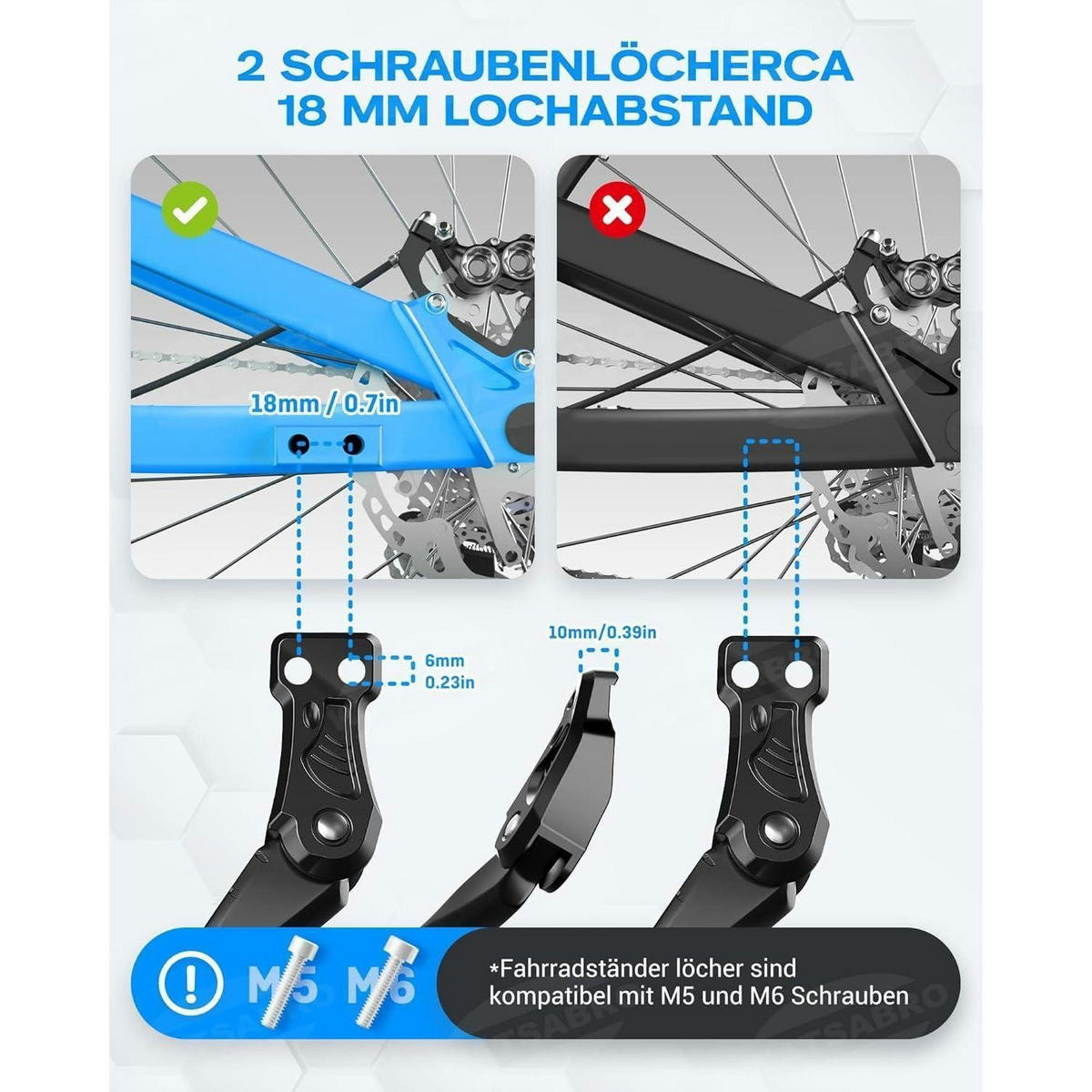 FAHRRADSTÄNDER höhenverstellbar 24-29 Zoll schwarz - Schwarz, Metall (1/1/35.3cm)