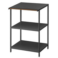 KÜCHENREGAL Tower schwarz 60/90/46 cm 3 Ebenen - Schwarz, Metall (46/90/60cm) - Yamazaki