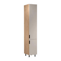 HOCHSCHRANK D40SPWN P/L – Sorento Beige Sonoma Eiche – Beige / Sonoma Eiche - Beige/Sonoma Eiche, Holzwerkstoff (40/247/58cm) - ROYAL24_MARKT