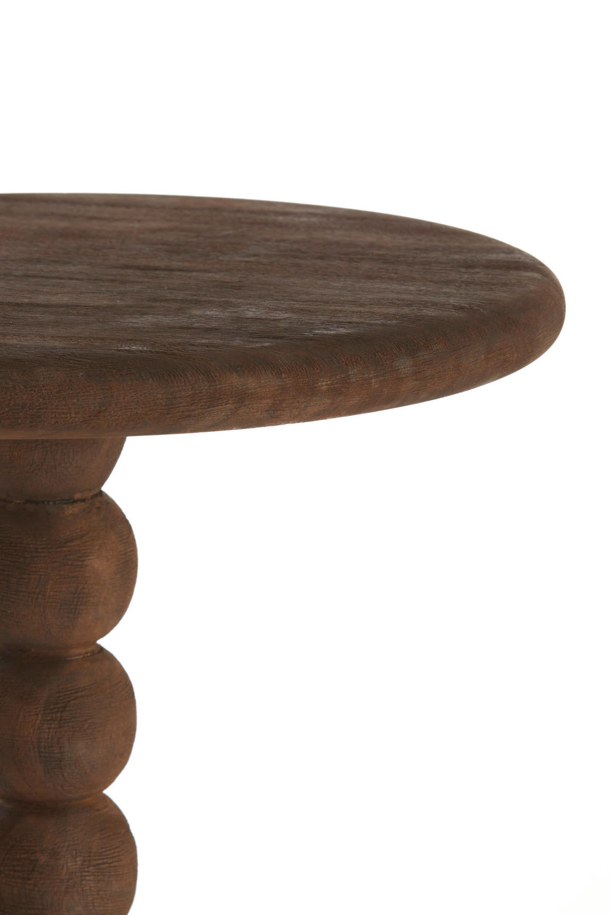 BEISTELLTISCH Veglio Braun Ø35/54 cm - Dunkelbraun, Holz (35/35/54cm) - Light & Living