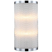 WANDLEUCHTE Karl Metall Silber - Silberfarben, Glas (15/30/7.7cm) - Globo Lighting