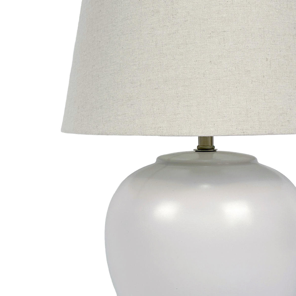 TISCHLAMPE - Multicolor, Keramik/Textil (30/30/45cm) - Relaxdays