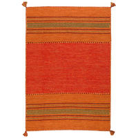 NATUR TEPPICH KELIM NAVARRO - Terracotta, Textil (170/240cm) - Pergamon