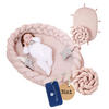 BABYNEST geflochten Rosa - Rosa, Textil (60/90cm) - nordic coast company