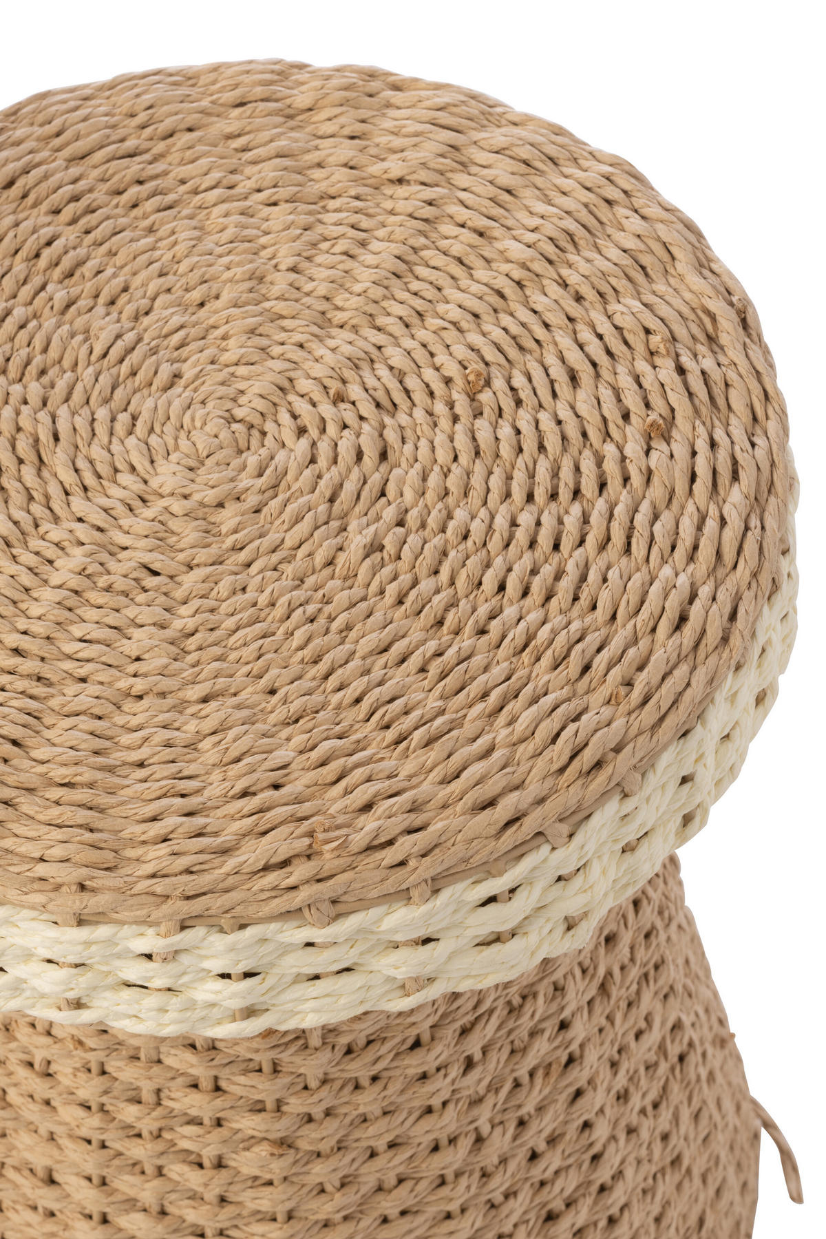 BEISTELLTISCH Natürliche - Naturfarben, Papier (39/39/46cm) - J-Line
