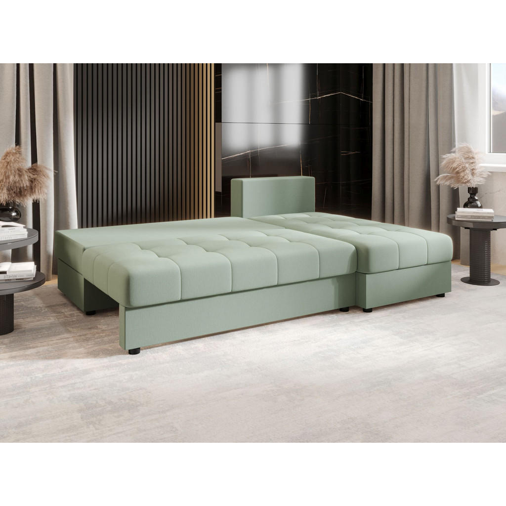 Thumbnail - Bedante Ecksofa, Hellgrün, Textil, 200x143 cm, Wohnzimmer, Sofas & Couches, Wohnlandschaften, Ecksofas