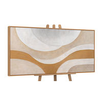 GEMÄLDE Wärmestrom Schattenfugenrahmen Eichefarben 120x60 cm - Eichefarben, Holz (120/60cm) - YS-art gallery