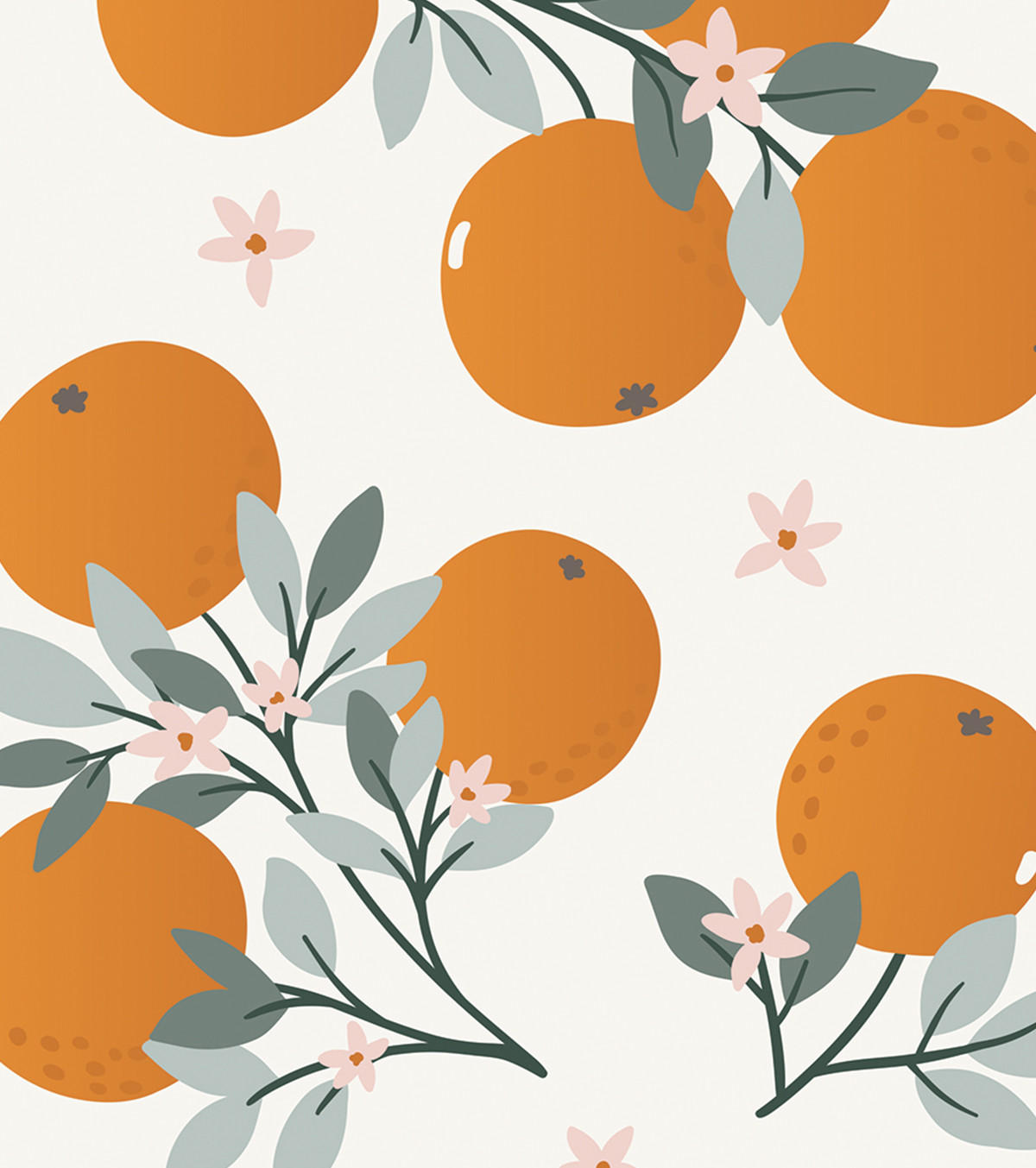 POSTER Orange, 30x40 cm - Beige/Orange, Papier (30/1/40cm) - Lilipinso