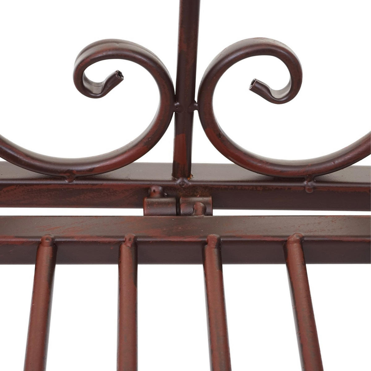 GARTENBANK ROST-OPTIK 2-SITZER Braun - Braun, Metall (148/93/50cm) - MCW