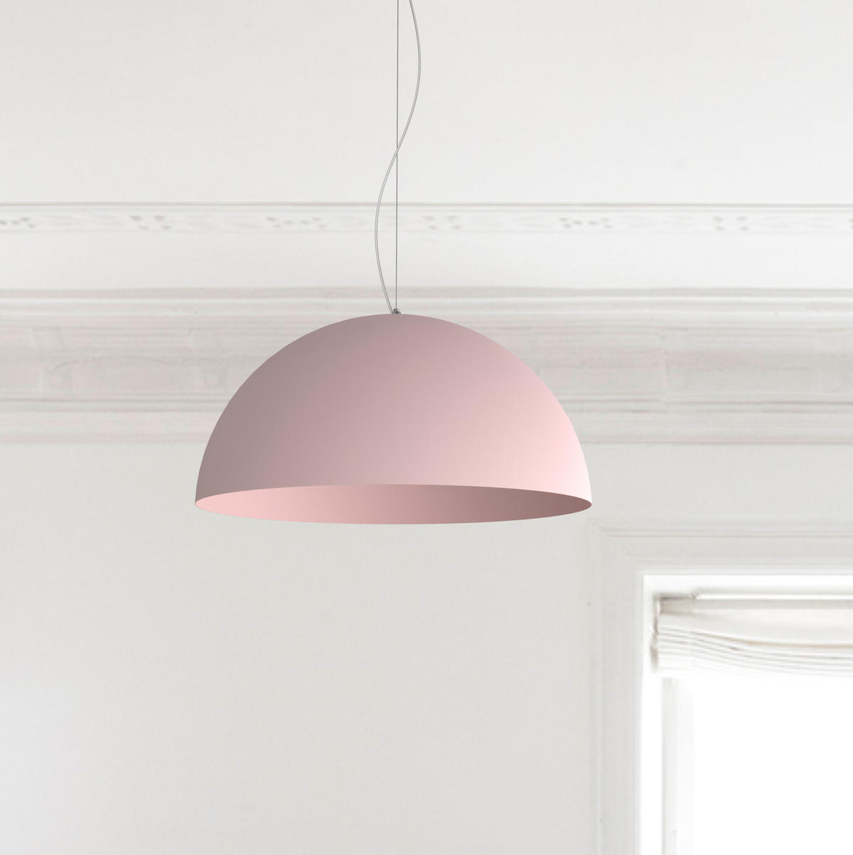 HÄNGELEUCHTE - Pink, Metall (60/60/30cm) - Lumicom