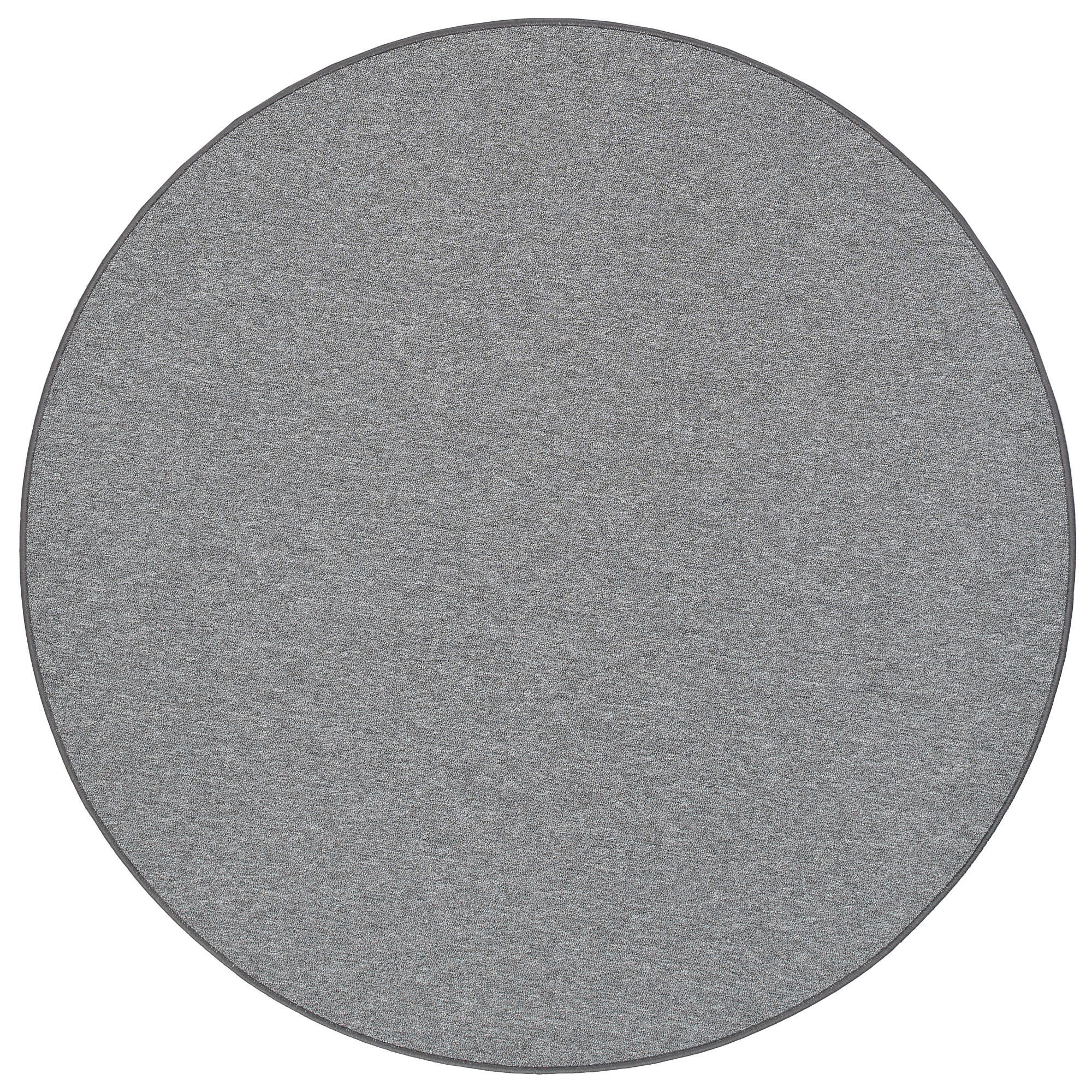 FEINSCHLINGEN VELOUR TEPPICH STRONG RUND - Anthrazit, Textil (200/200cm) - Snapstyle