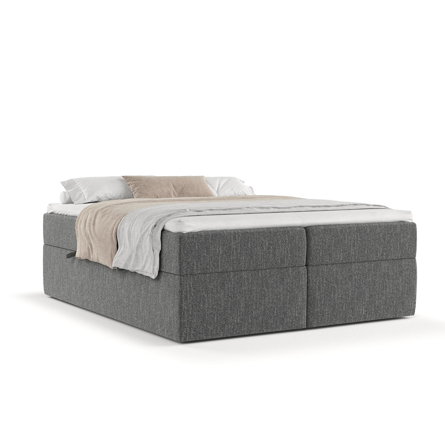 BOXBETT Yoko Schwarz 140/200 cm - Schwarz, Holz/Holzwerkstoff (140/200cm) - Maison de Reve
