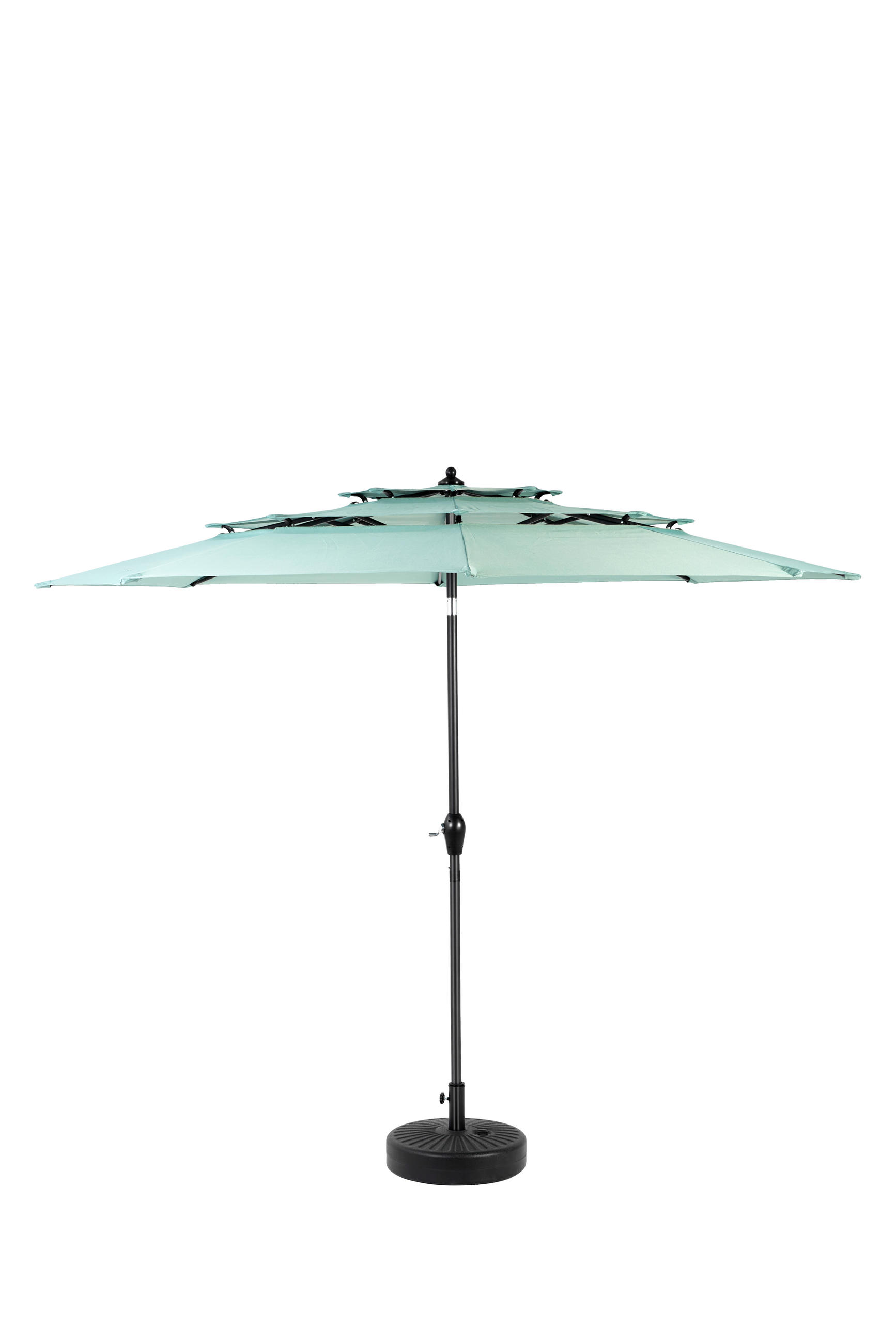 SONNENSCHIRM Doppel Rechteck hellgrün - Grün, Metall (294/294cm) - ComfortXL