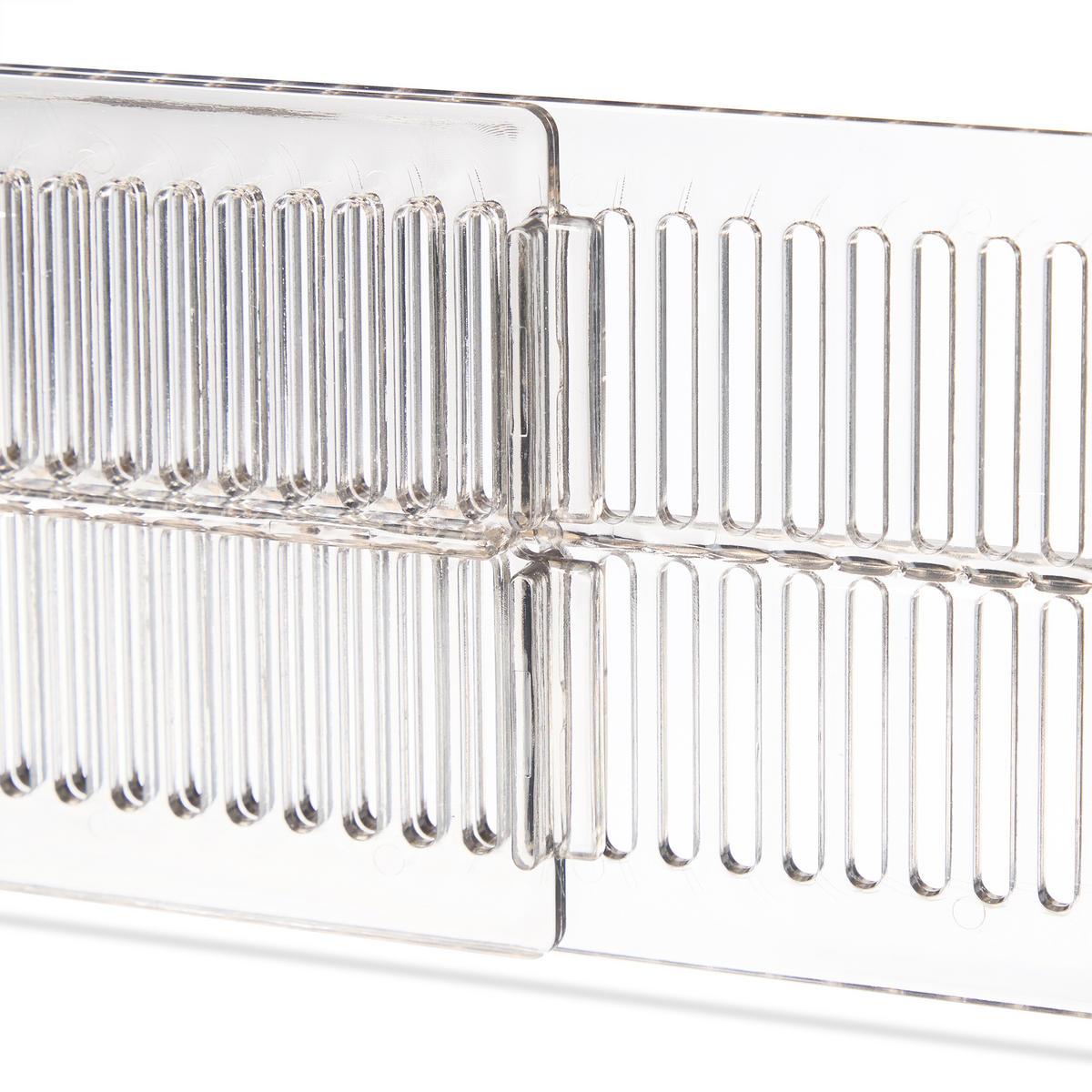 16-DIELNA súprava na členenie zásuviek - priehľadné, plast (28/8/2.5cm) - Relaxdays