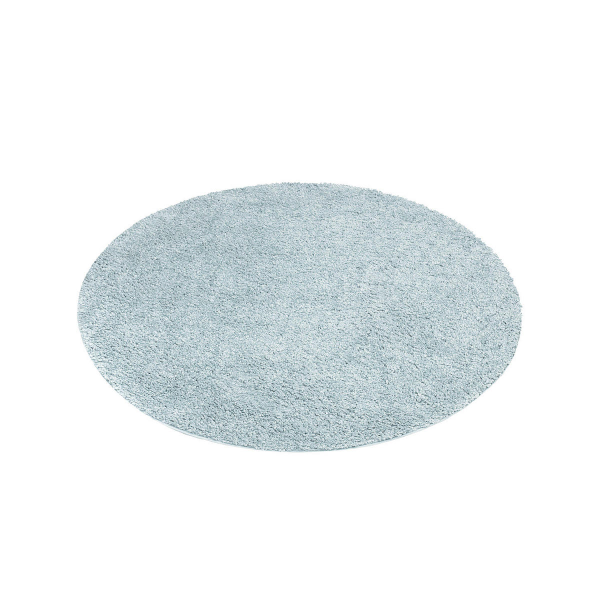 HOCHFLOR-TEPPICH City Shaggy 500 Türkis 200 cm Rund - Türkis, Textil (200/200cm) - carpet city