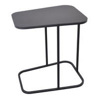BEISTELLTISCH Inris Schwarz - Schwarz, Metall (51/35/55cm) - LOFT42
