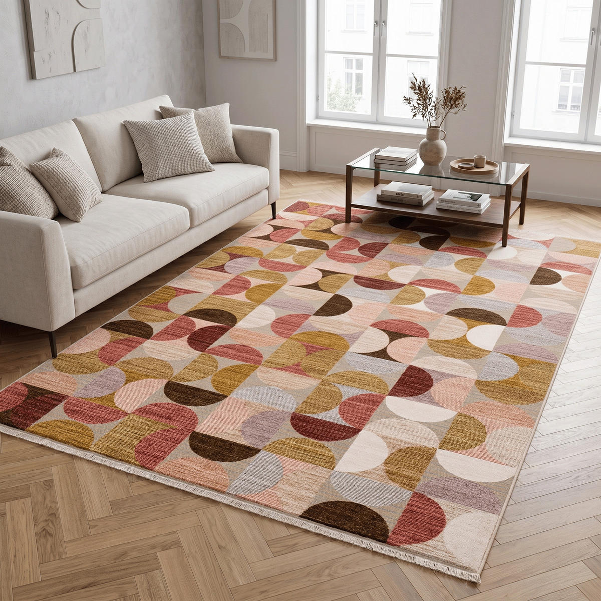 VINTAGE TEPPICH SORENA - Multicolor, Textil (200/305cm) - Pergamon
