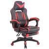 BÜROSTUHL Hero, Kunstleder Schwarz/Rot - Rot, Kunststoff/Textil (68/124/61cm) - TPFLiving