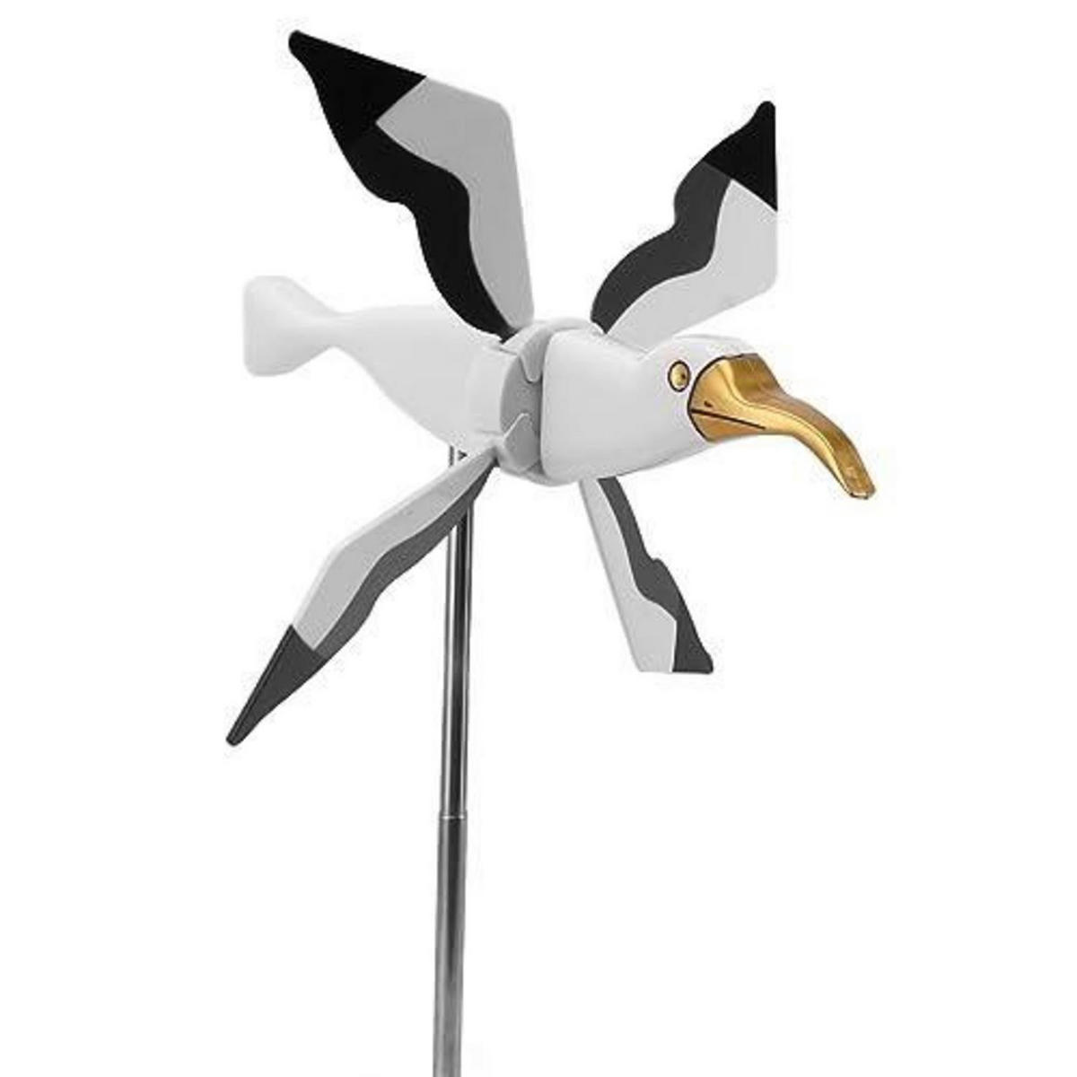 WINDSPIEL Möwe Kunstharz-Eisen wetterfest - Multicolor, Kunststoff (26/24.5/1cm)