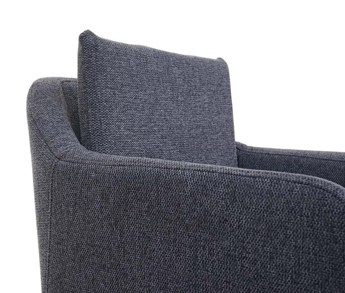 BARHOCKER Anthrazit - Anthrazit, Textil (54/105/53cm) - MCW