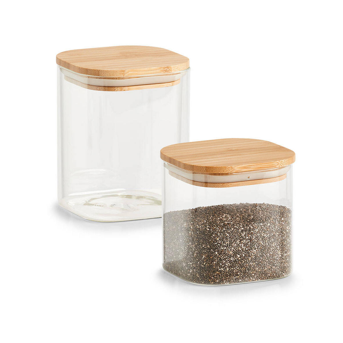 GLASGEFÄSS Luftdicht 640 ml - Transparent, Glas (10/11/10cm)