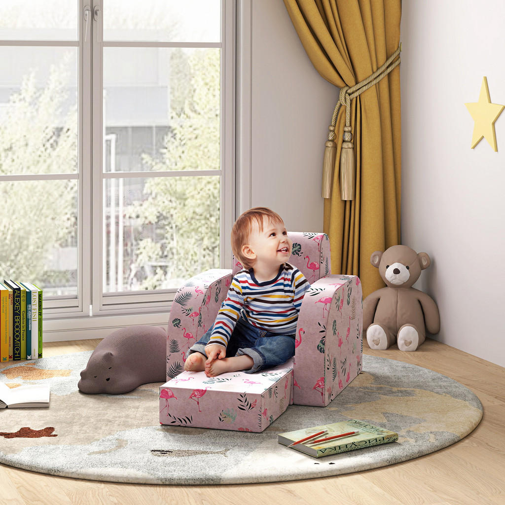 Thumbnail - Aiyaplay Kindersessel,, Rosa, Metall, 93x28.5x46.5 cm, Kinder- & Jugendzimmer, Kindermöbel, Kindersitzmöbel & -tische, K...