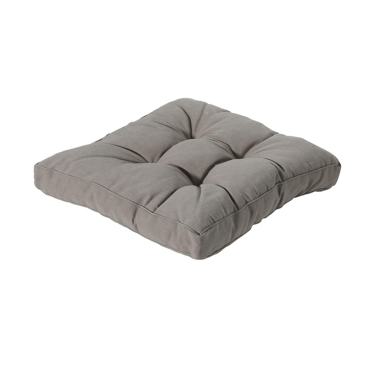 SITZKISSEN Rippe 60/60 cm 2er-Set - Braun, Textil (60/8/60cm) - Madison