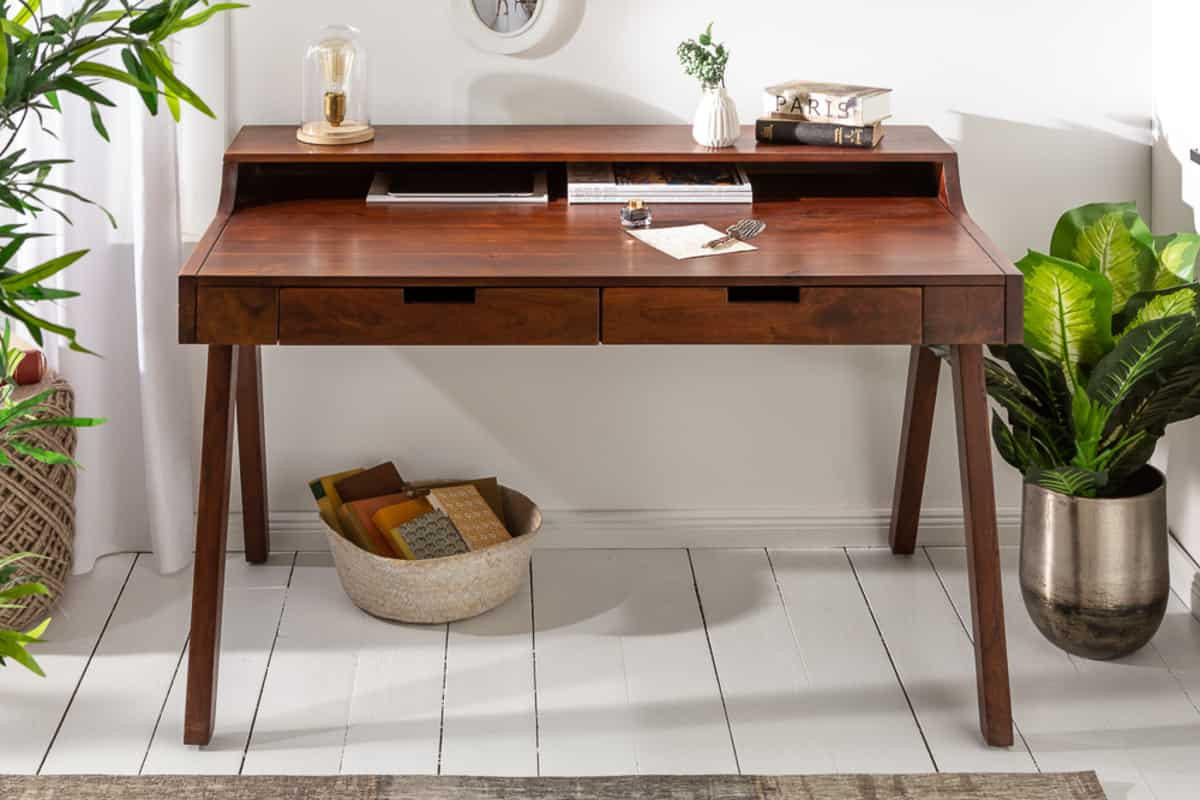SEKRÄTER MONSOON Akazie 100cm - Braun, Holz (60/100/84cm) - riess-ambiente