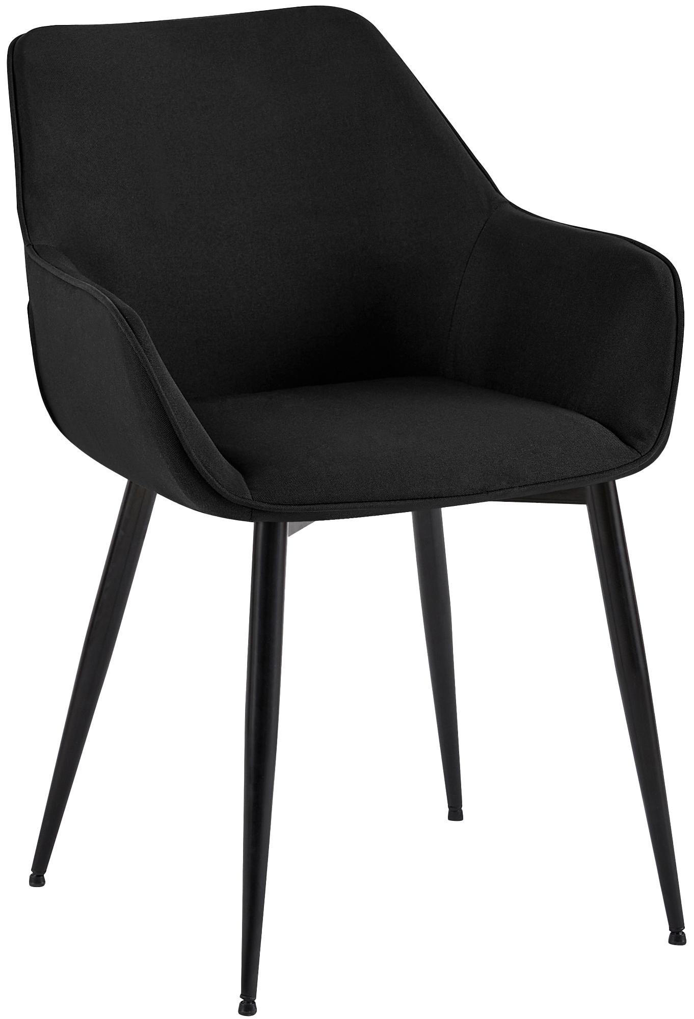 furnicato Esszimmerstuhl Schwarz 52x82x63 cm