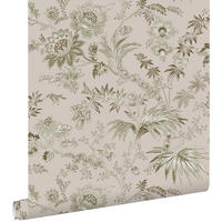 TAPETE Blumenmuster 53 cm x 10.05 m - Pink, Papier (53/1000cm) - ESTAhome