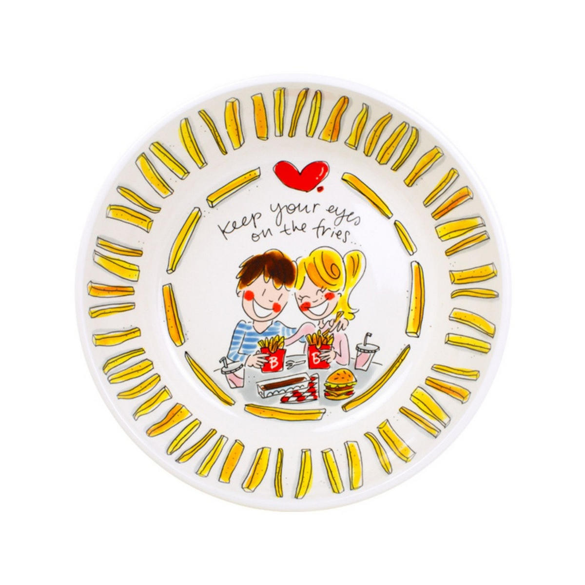 SCHALE Snack in Bunt - 30cm - Multicolor, Keramik (9cm) - Blond Amsterdam