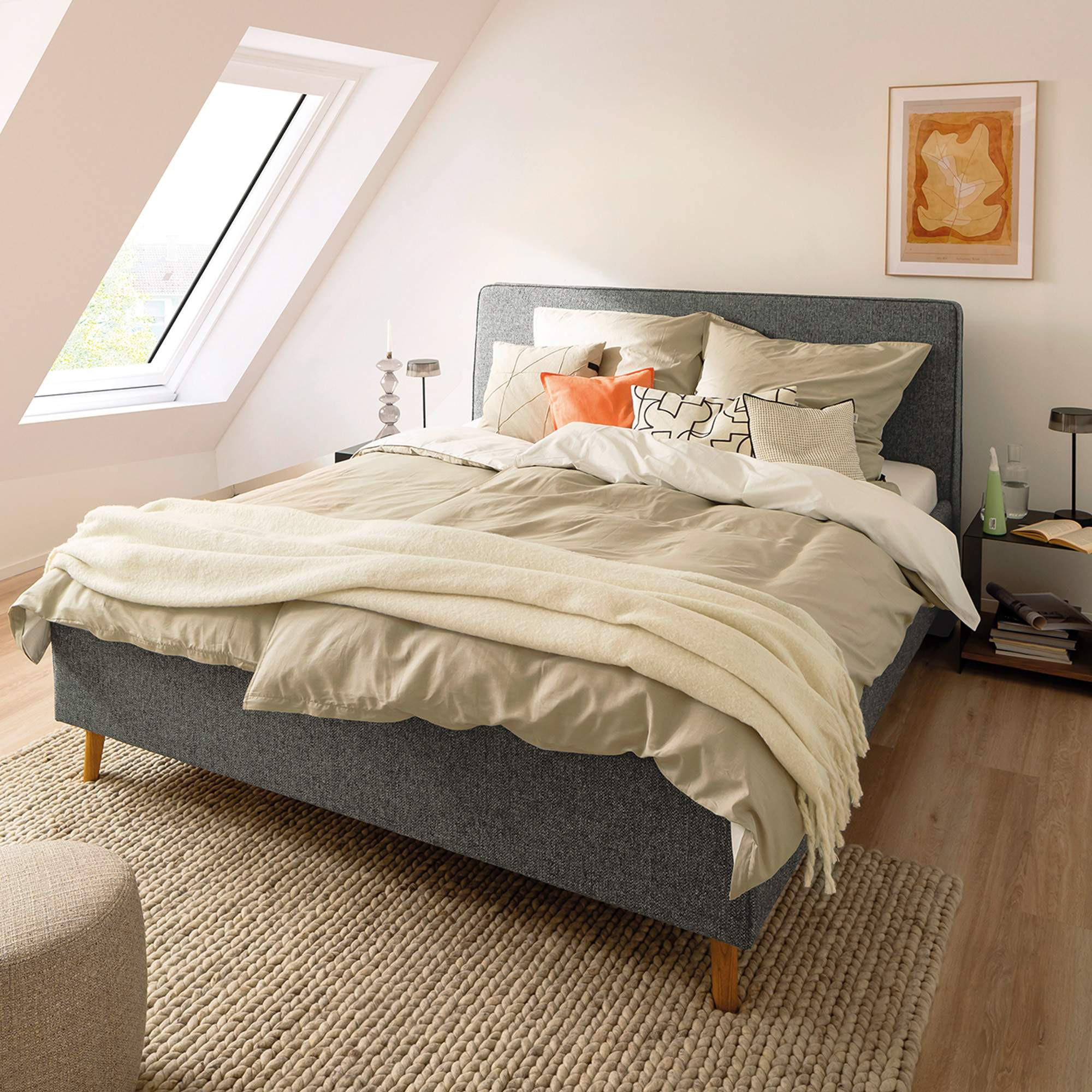 Thumbnail - Schöner Wohnen Bettwäsche, Beige, Textil, 135x200 cm, Oeko-Tex® Standard 100, Schlaftextilien, Bettwäsche, Bettwäsche