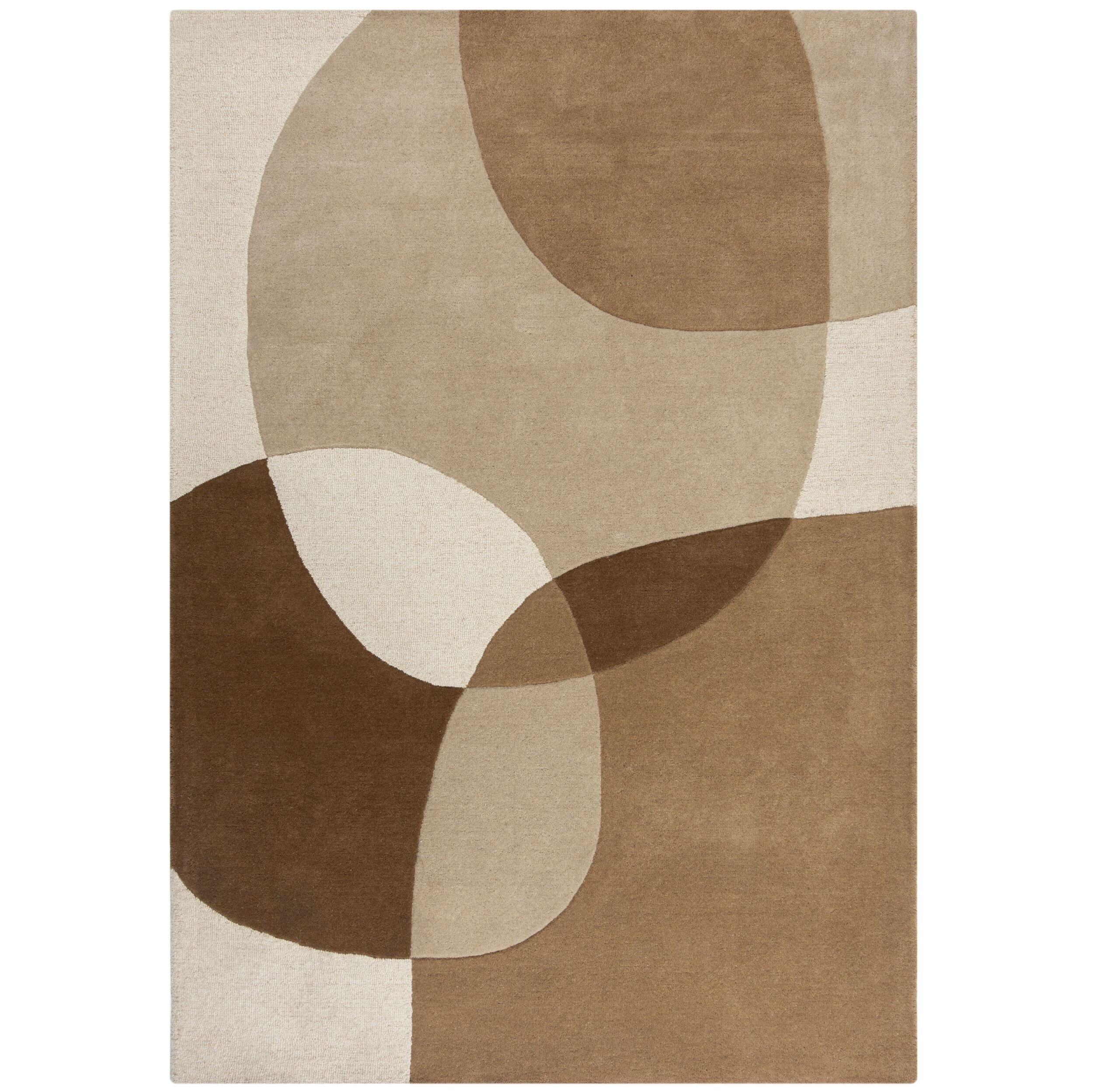 TEPPICH aus Wolle AIRE in Natur, abstrakt, 200 x 290 cm - Beige, Textil (200/290cm) - KADIMA DESIGN