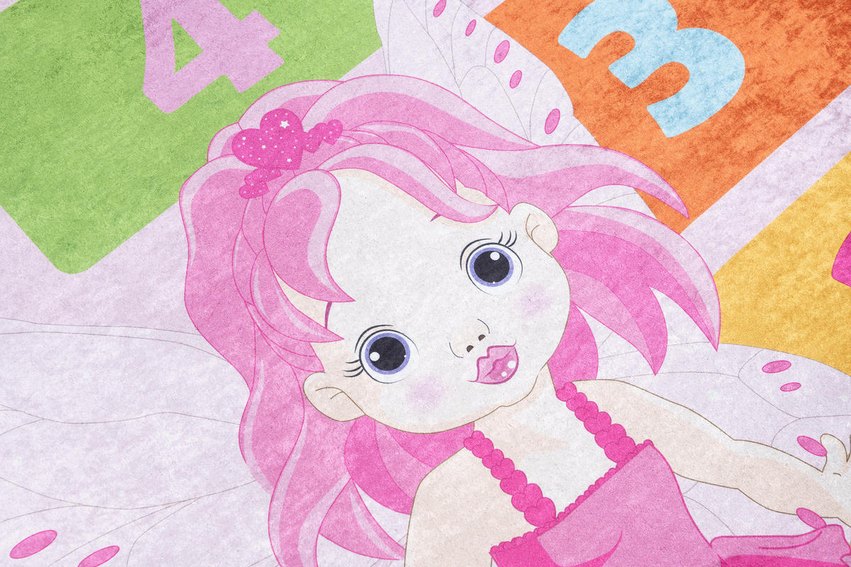 TEPPICH EMMA Rosa 160/230 cm - Rosa, Kunststoff (160/230cm) - Tapiso