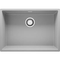 SPÜLBECKEN London Slim, 2-er set Grau 66/47 cm 1 Becken + Ablauf-Set ab 70er Unterschrank - Chromfarben/Grau, Kunststoff (66/20/47cm) - Primagran