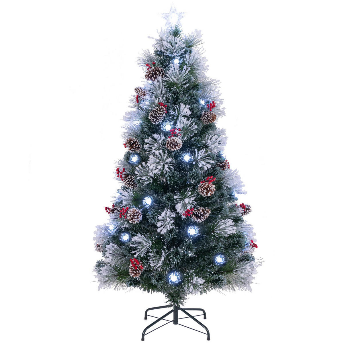 WEIHNACHTSBAUM Grün - Grün, Kunststoff (180cm) - COSTWAY