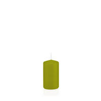 STUMPENKERZEN Grün Ø 38 x 80 mm, 24 Stück - Grün, Paraffin (4/8cm) - Wiedemann Kerzen