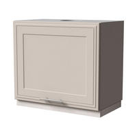 WRASENSCHRANK Salo W8/60 Grau / Kaschmir Matt 60 / 32,5 / 50cm - Kaschmir/Grau, Holz/Holzwerkstoff (60/50/32.5cm) - Feldmann-Wohnen
