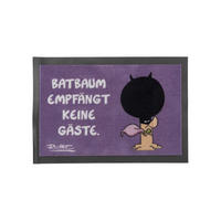 FUSSMATTE Ralph Ruthe Batbaum empfängt keine Gäste Lila 39 x 58 cm - Lila, Kunststoff (39/58cm) - United Labels
