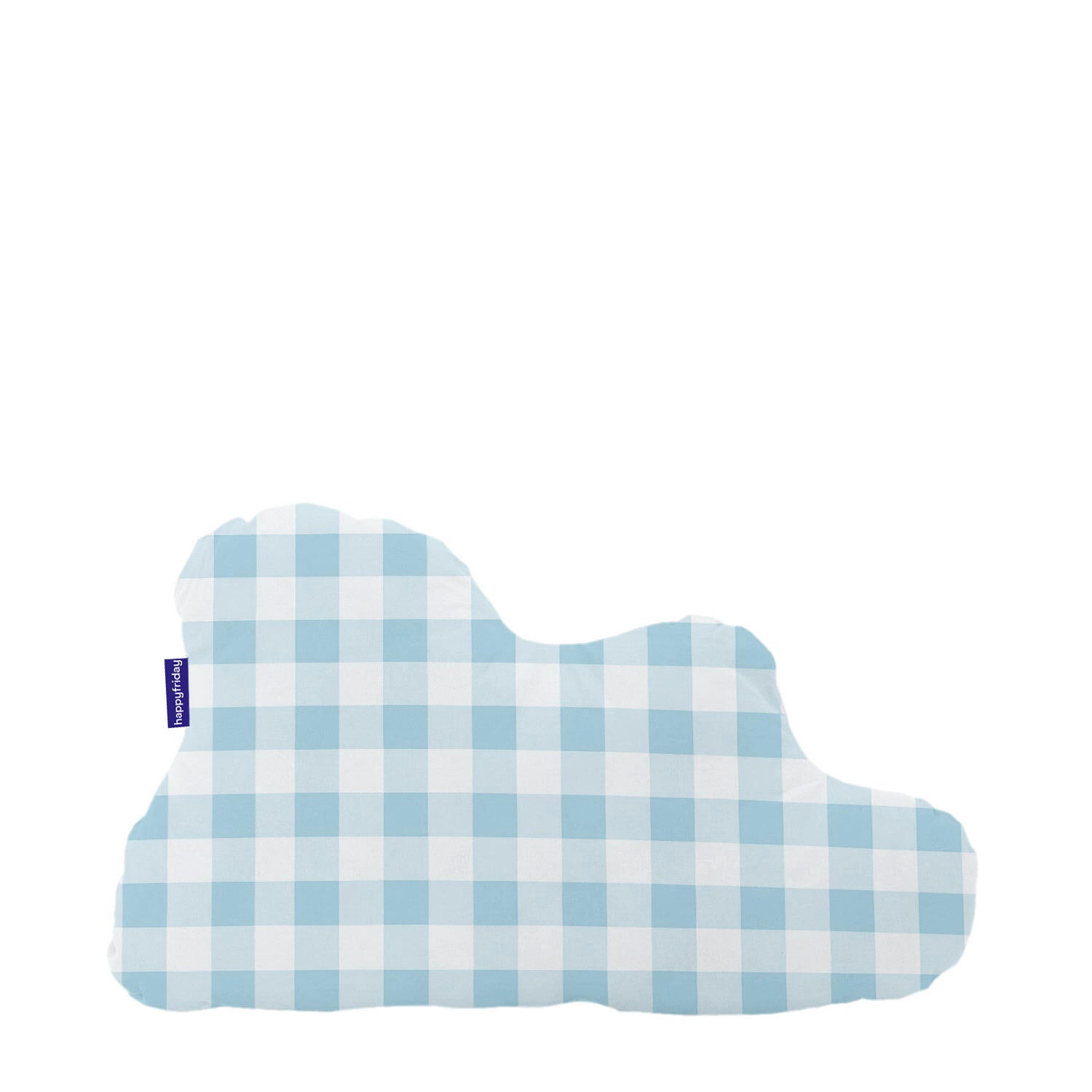 KISSEN vichy 60x40 cm blau - Blau, Textil (60/40cm) - Happy Friday