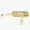 WASCHTISCHARMATUR mit Luftsprudler Messing Champagnergold - Goldfarben, Metall (21/7/28.8cm) - EMKE