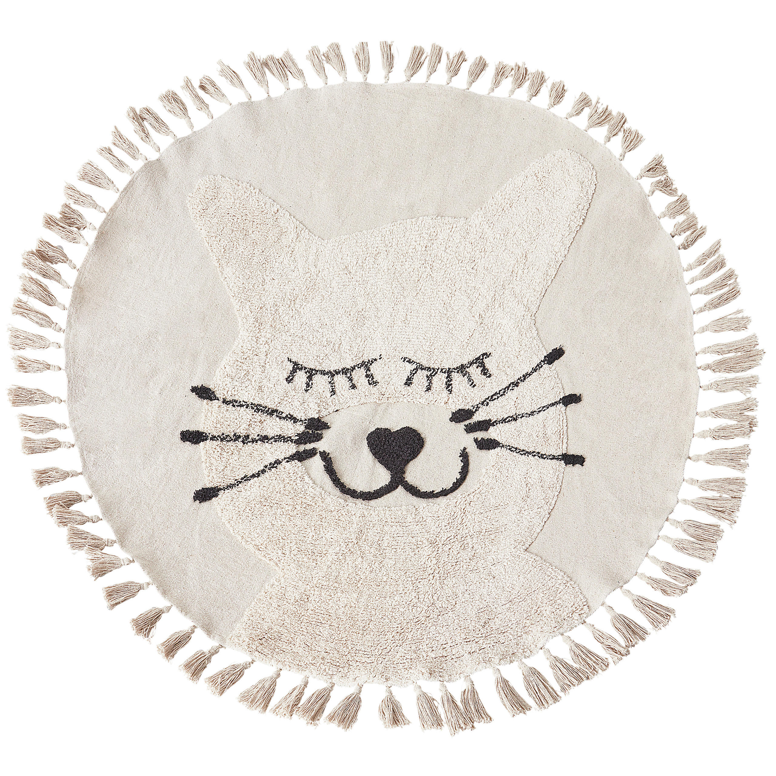 KINDERTEPPICH Etseri 120/120 cm - Beige, Textil (120/120cm) - Beliani