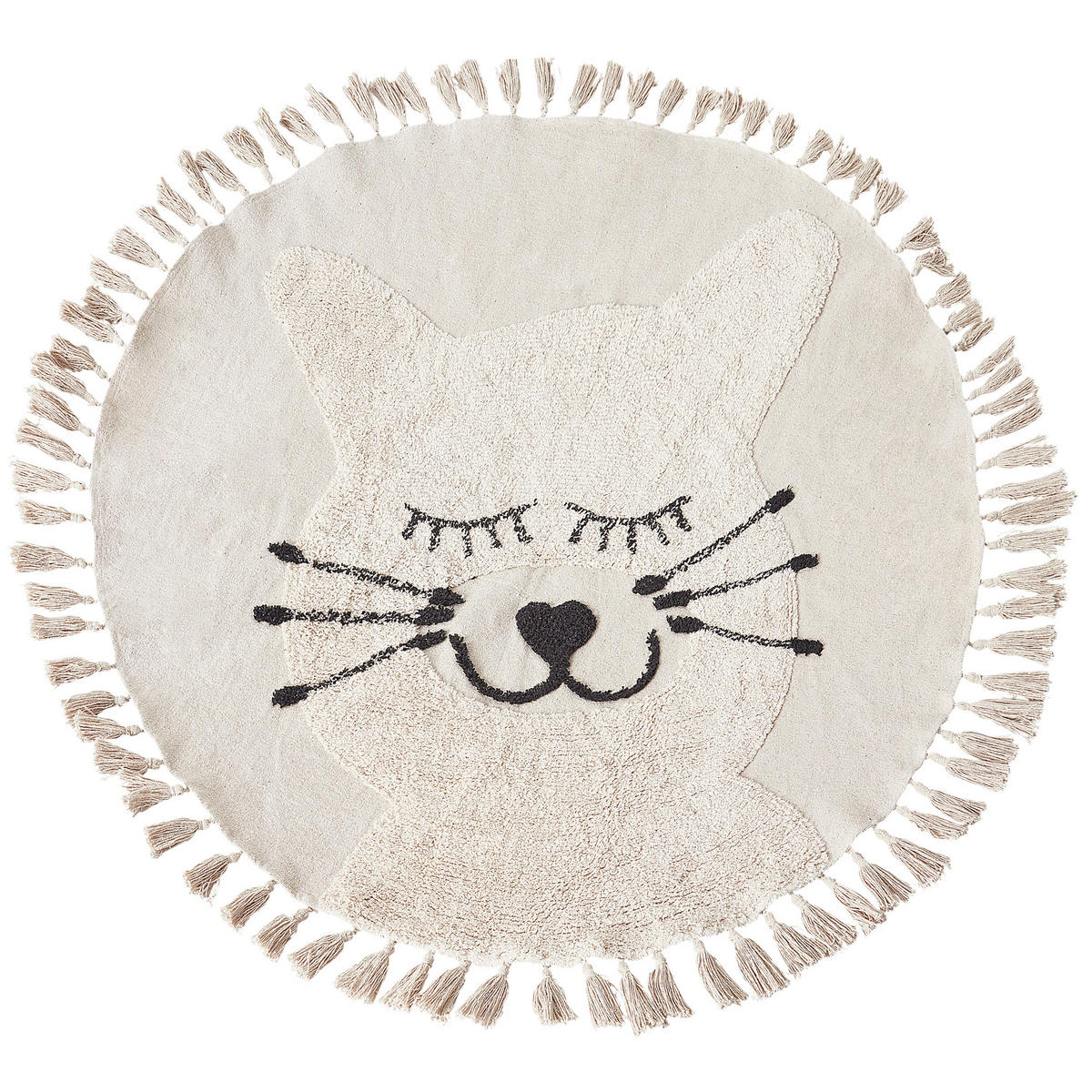 KINDERTEPPICH Etseri 120/120 cm - Beige, Textil (120/120cm) - Beliani