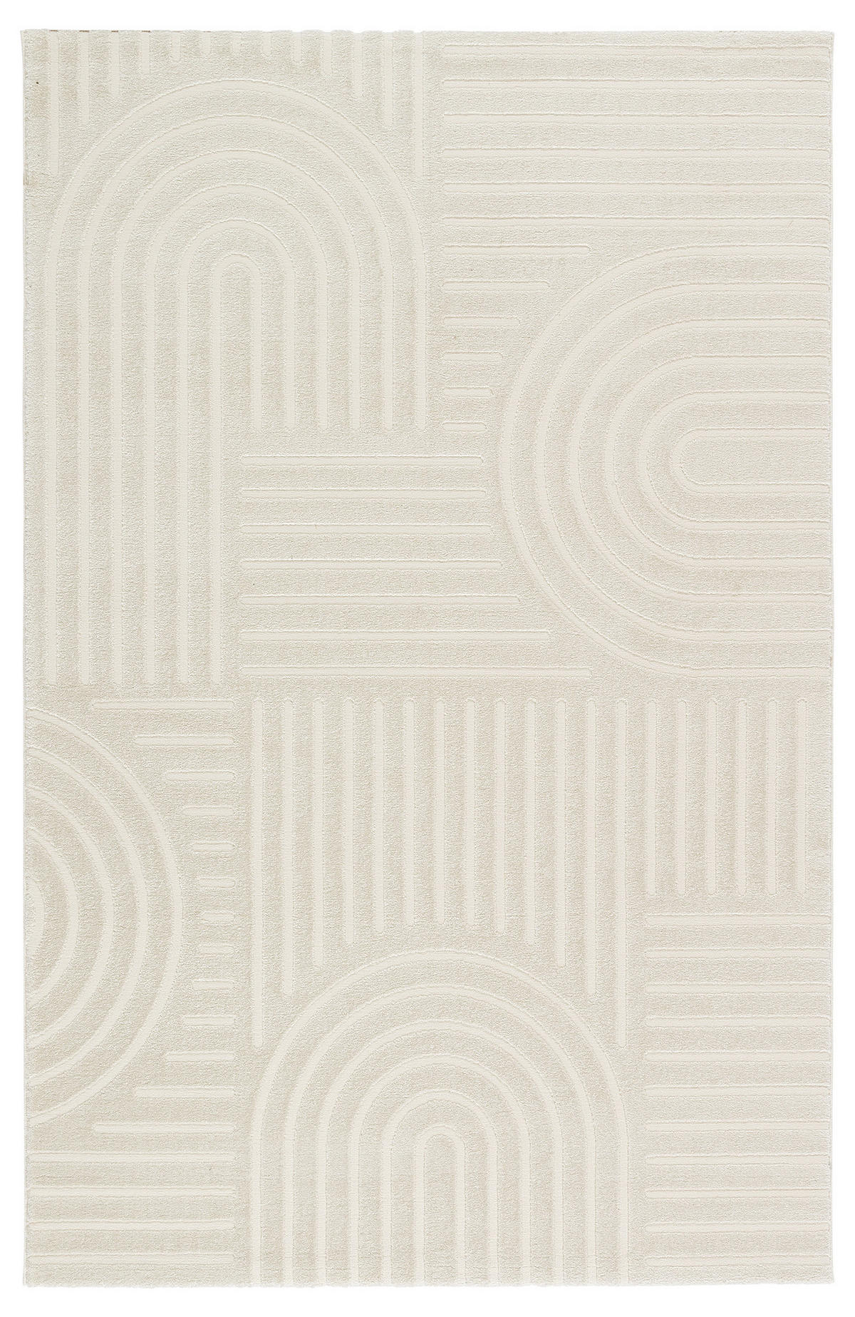 BOHO-TEPPICH Weiß 200x290 cm - Weiß, Textil (200/290cm) - Tesso Living